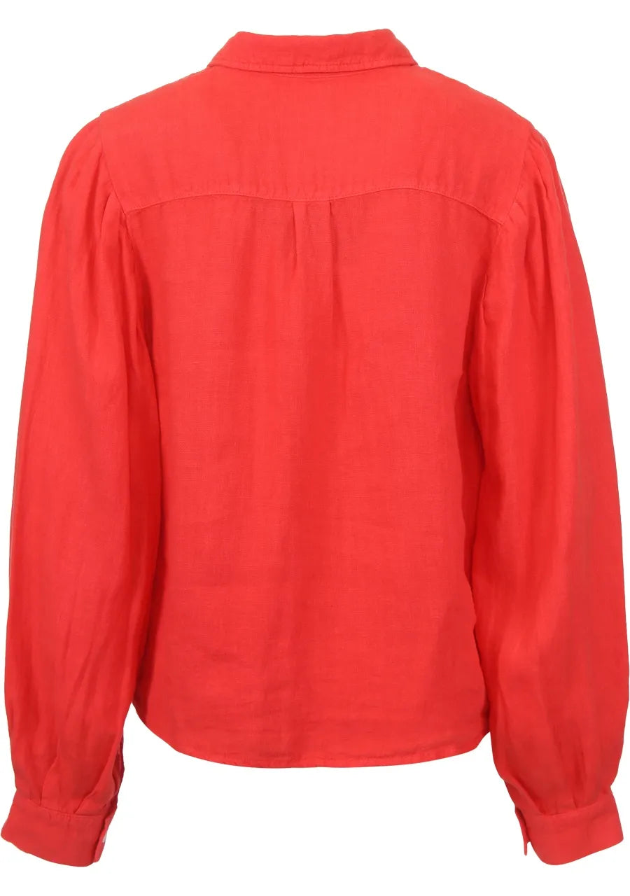 Penn & Ink | Blouse (S25Z712) - Pomegranate