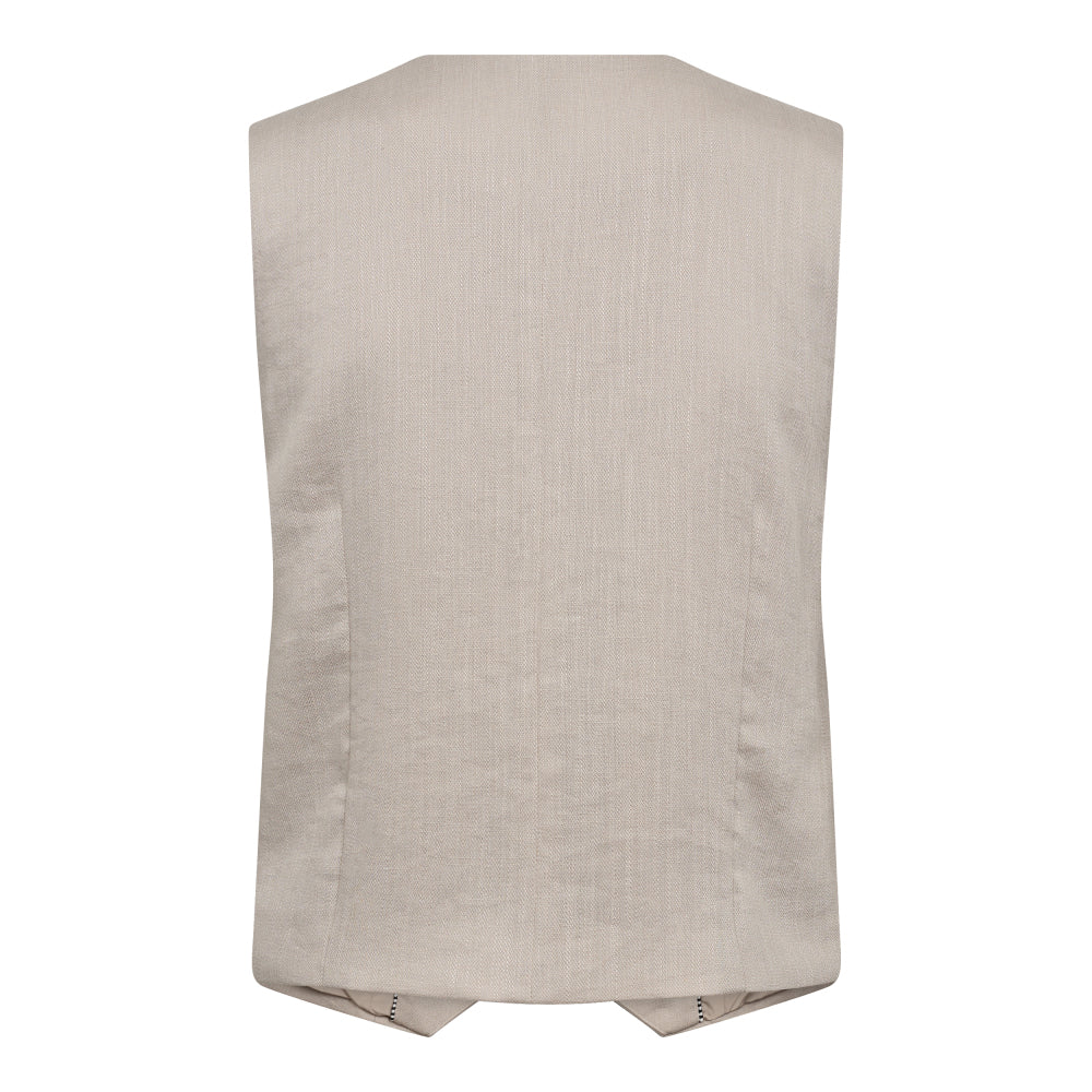 Co'Couture | EvaCC Vest - Walnut