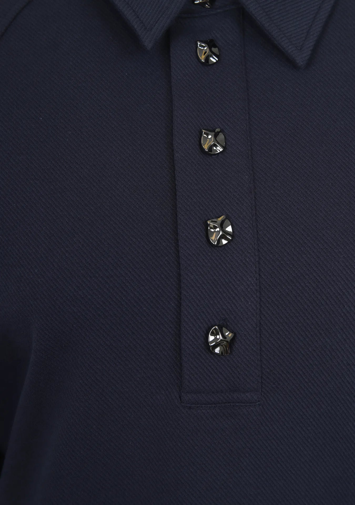Co'Couture | DengiCC Polo Sweat - Navy