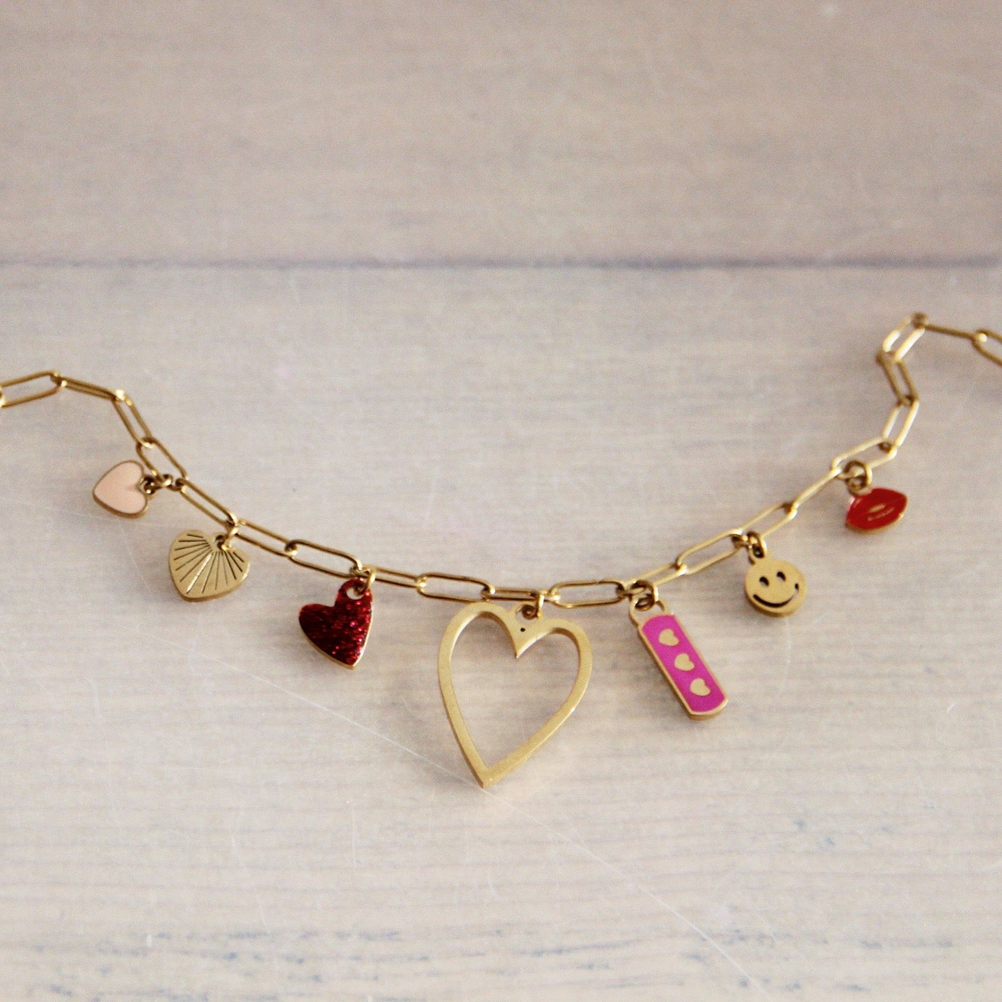 Bazou | Bedelketting 'Lovely' - FW290