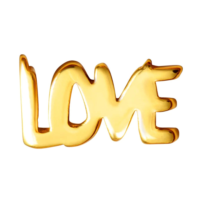 LULU Copenhagen | Word Love - Gold (1 pcs)