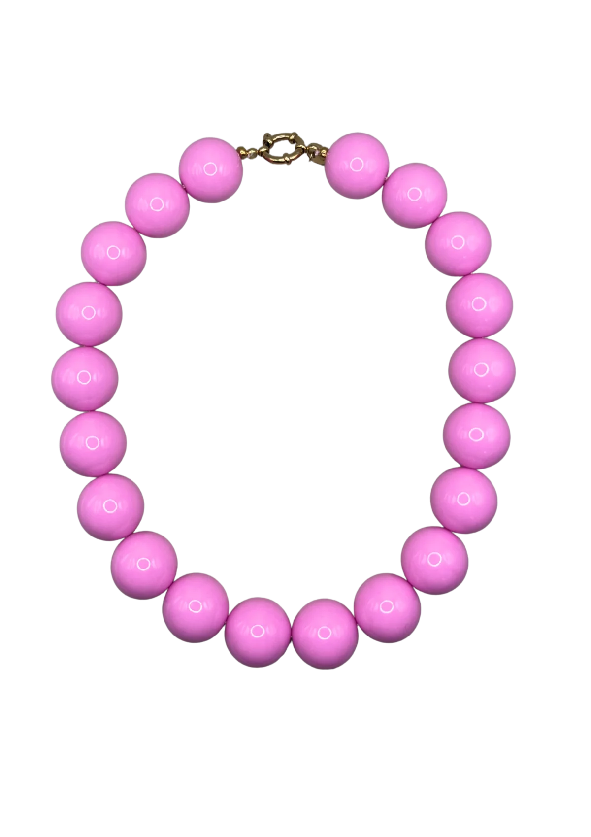 Bonnie Studios | Wilma Necklace - Rood/Bruin/Blauw/Soft Pink/Roze