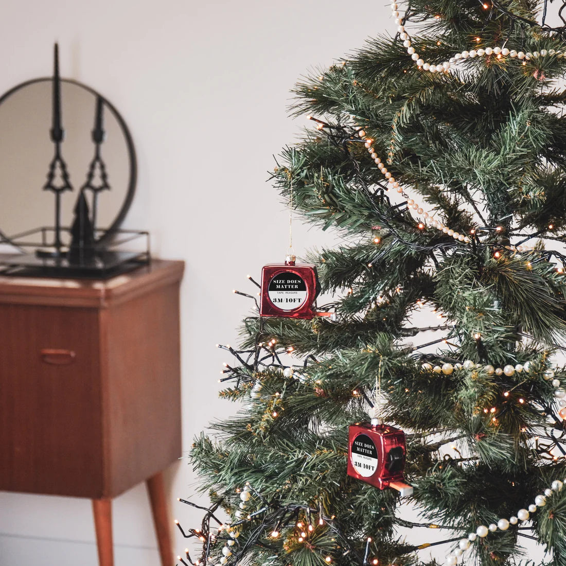 HV | Meetlint kerstbal - Glas
