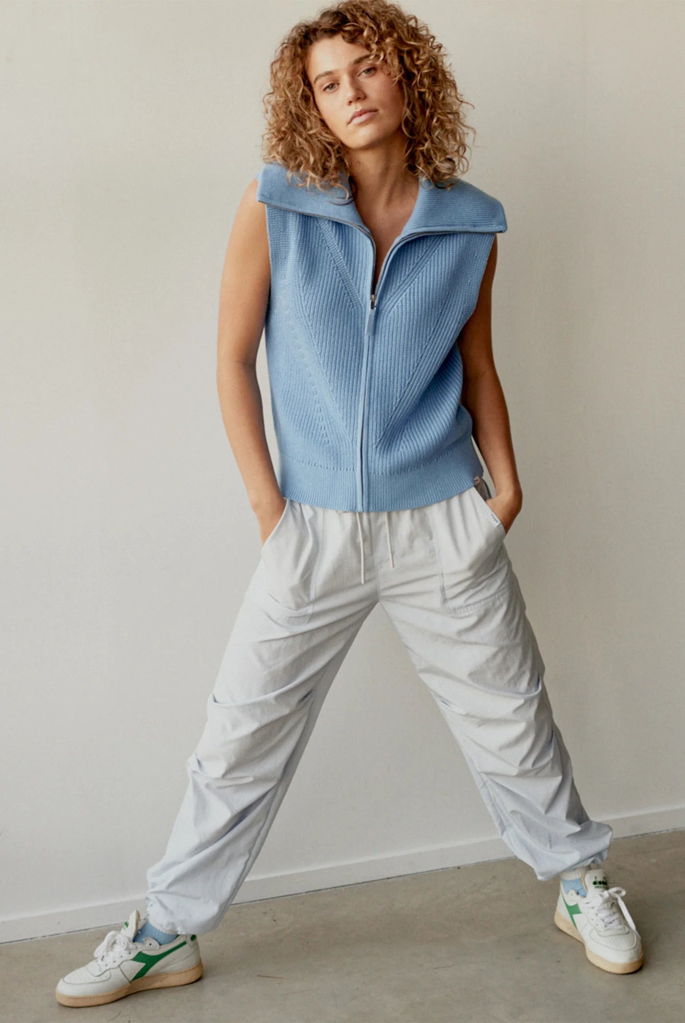 Penn & Ink | Trousers Print S24C181 - Water