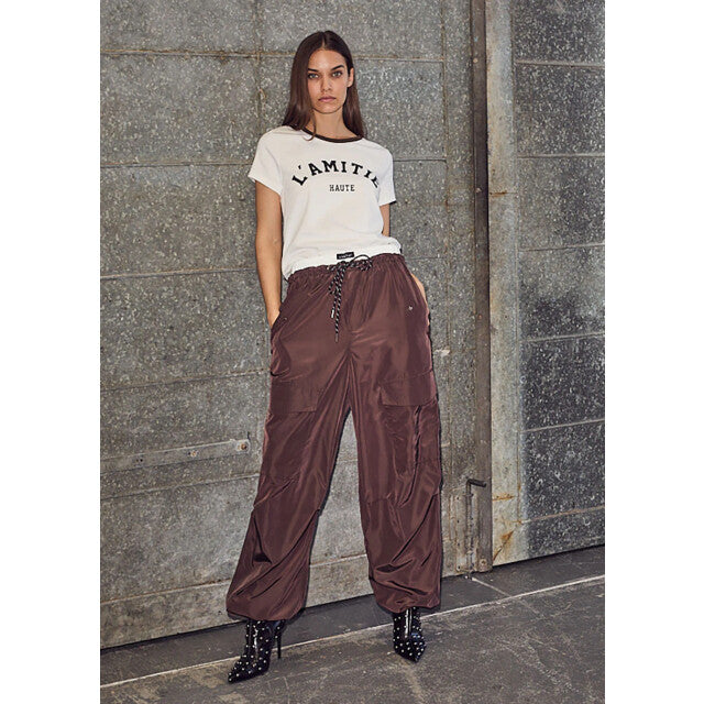 Haute L'Amitié | Cargo Pull On Tall Trouser - Mocca (HL10349)