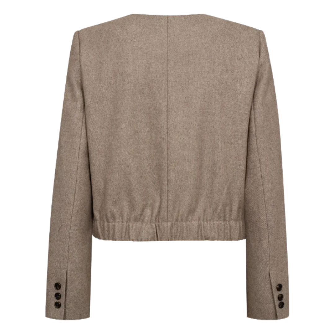 Co'couture | MeeraCC Bomber Jacket - Walnut