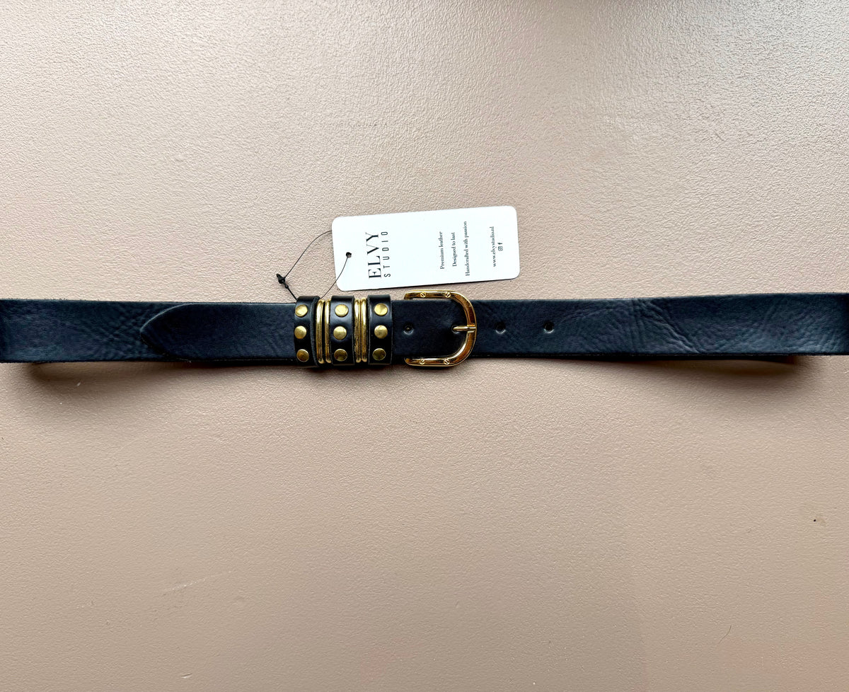 Elvy | Minnesota Belt - Black/Gold