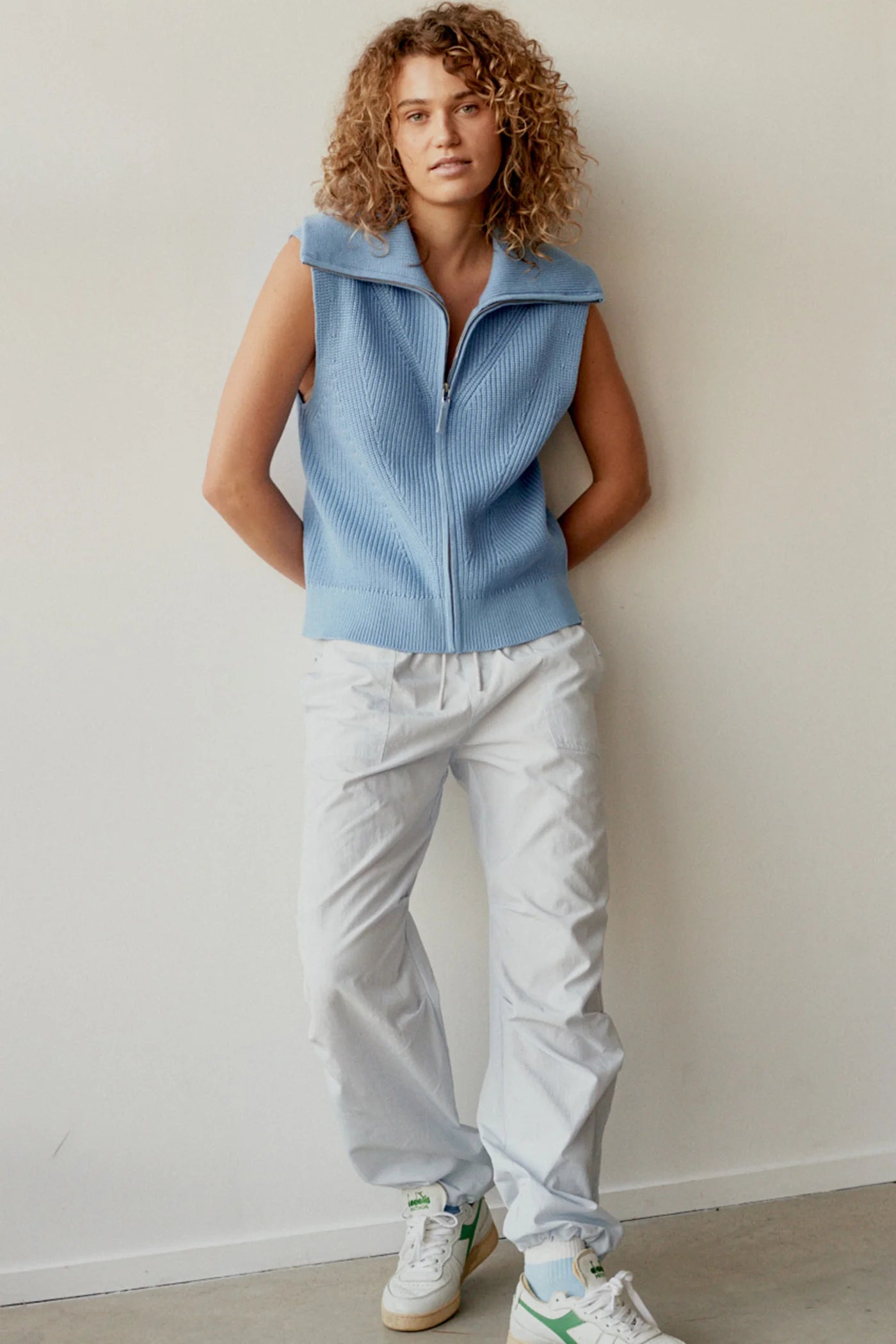 Penn & Ink | Trousers Print S24C181 - Water
