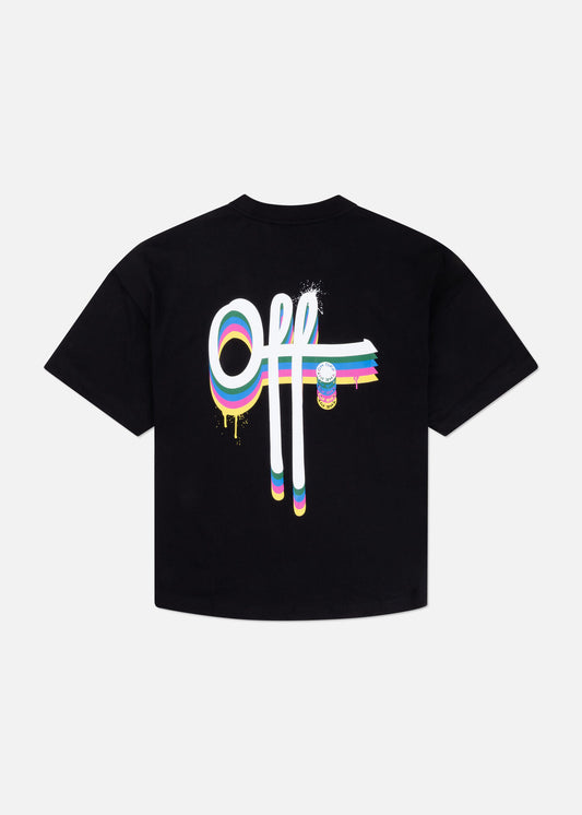 Off The Pitch | Carbon Oversized Tee - Black