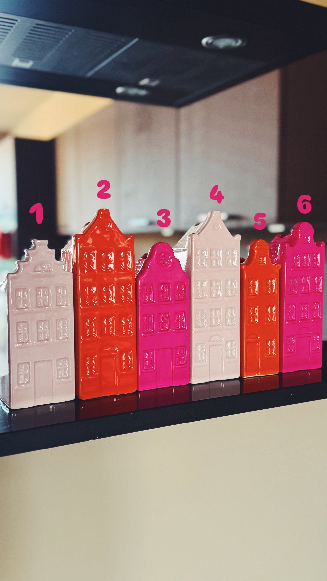 FÍ Huisjes | Dokkumer Grachtenpanden - Per Stuk