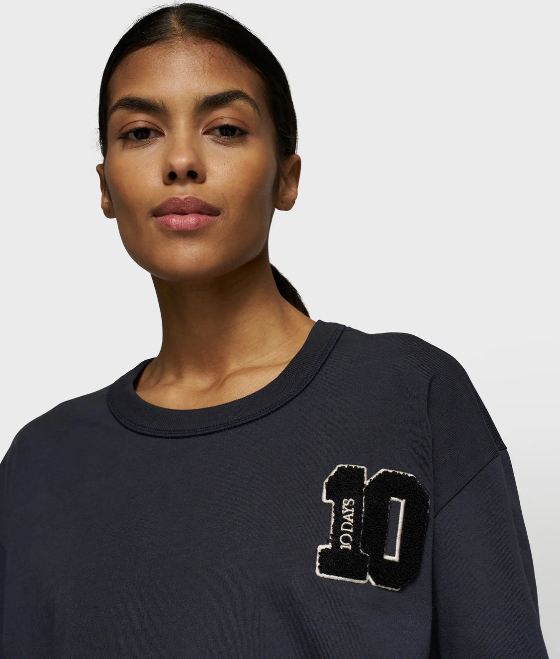 10Days | Thick Cotton Tee 10 - Dark Navy (20-741-5203)