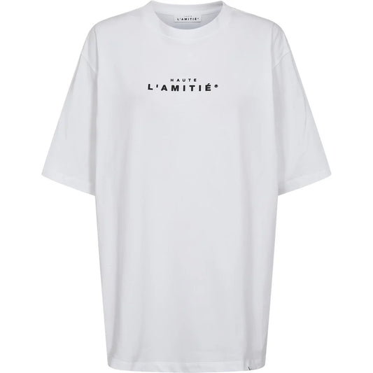 Haute L'Amitié | Crew Rub Print Tee - White (HL10385)