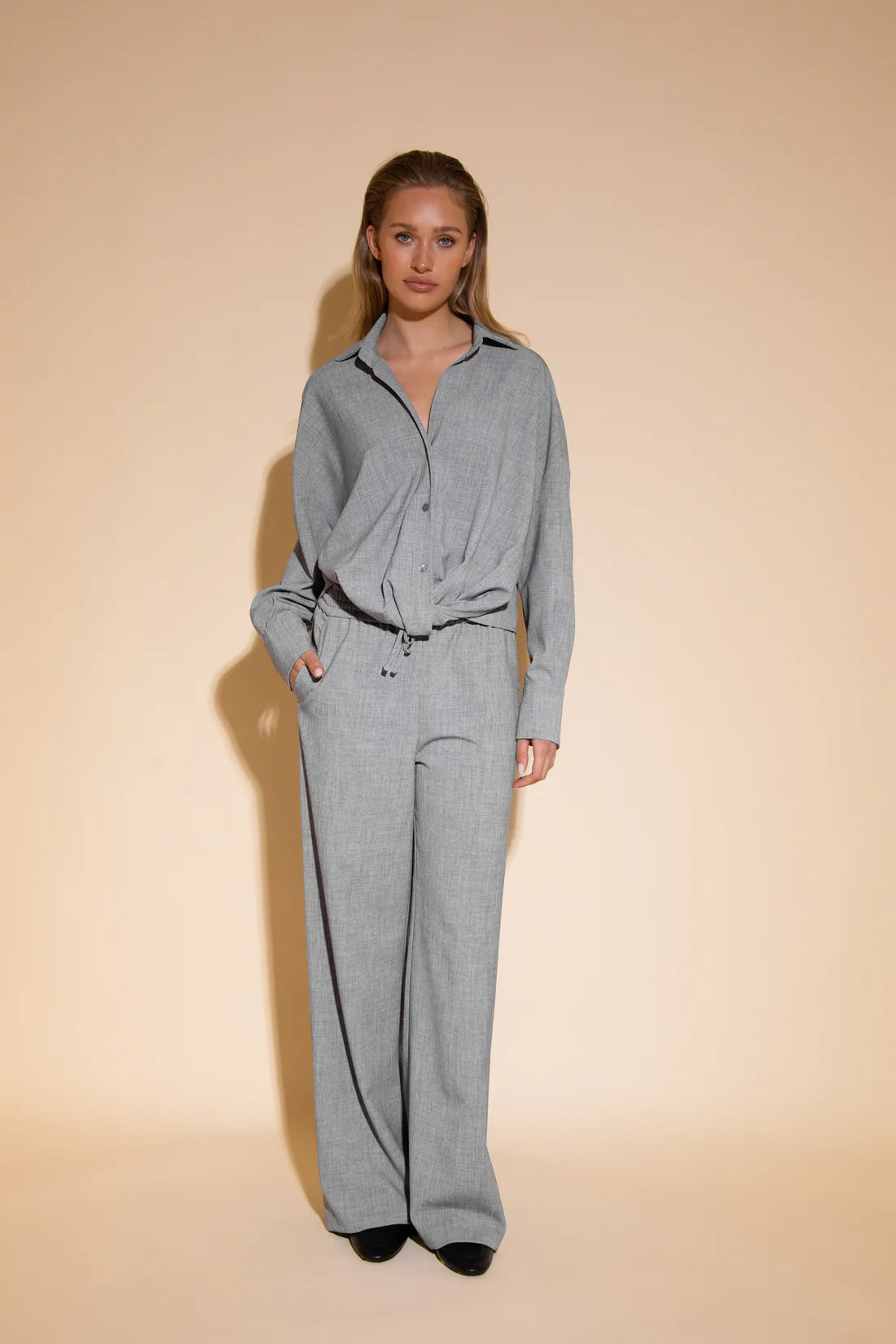 Amaya Amsterdam | Hailey Blouse - Grey