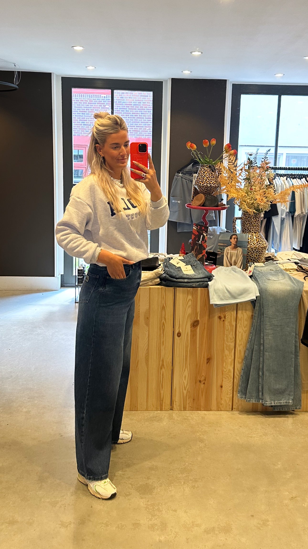 Lois Jeans | Paloma Noad Wish - Low Rise Wide Fit (3230 7380) Stone Dirty