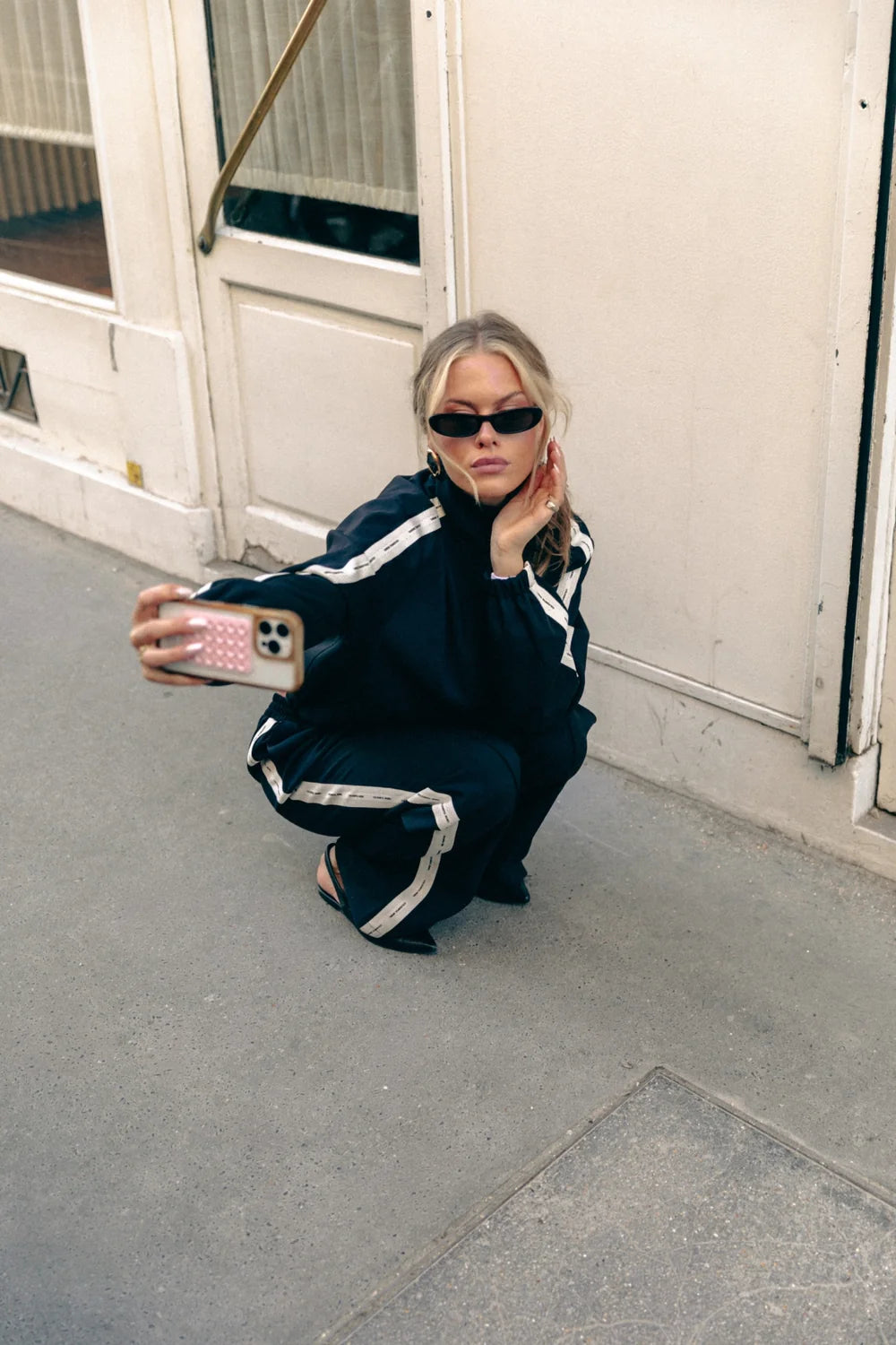 Colourful Rebel | Koko Tuxedo Track Jacket - Black