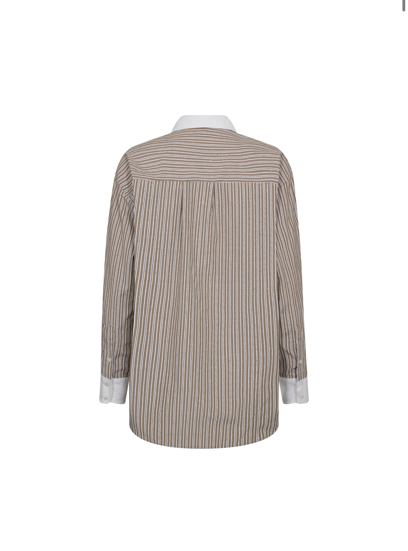 Co'Couture | Grantcc Gem Stripe Shirt - Walnut (35773)
