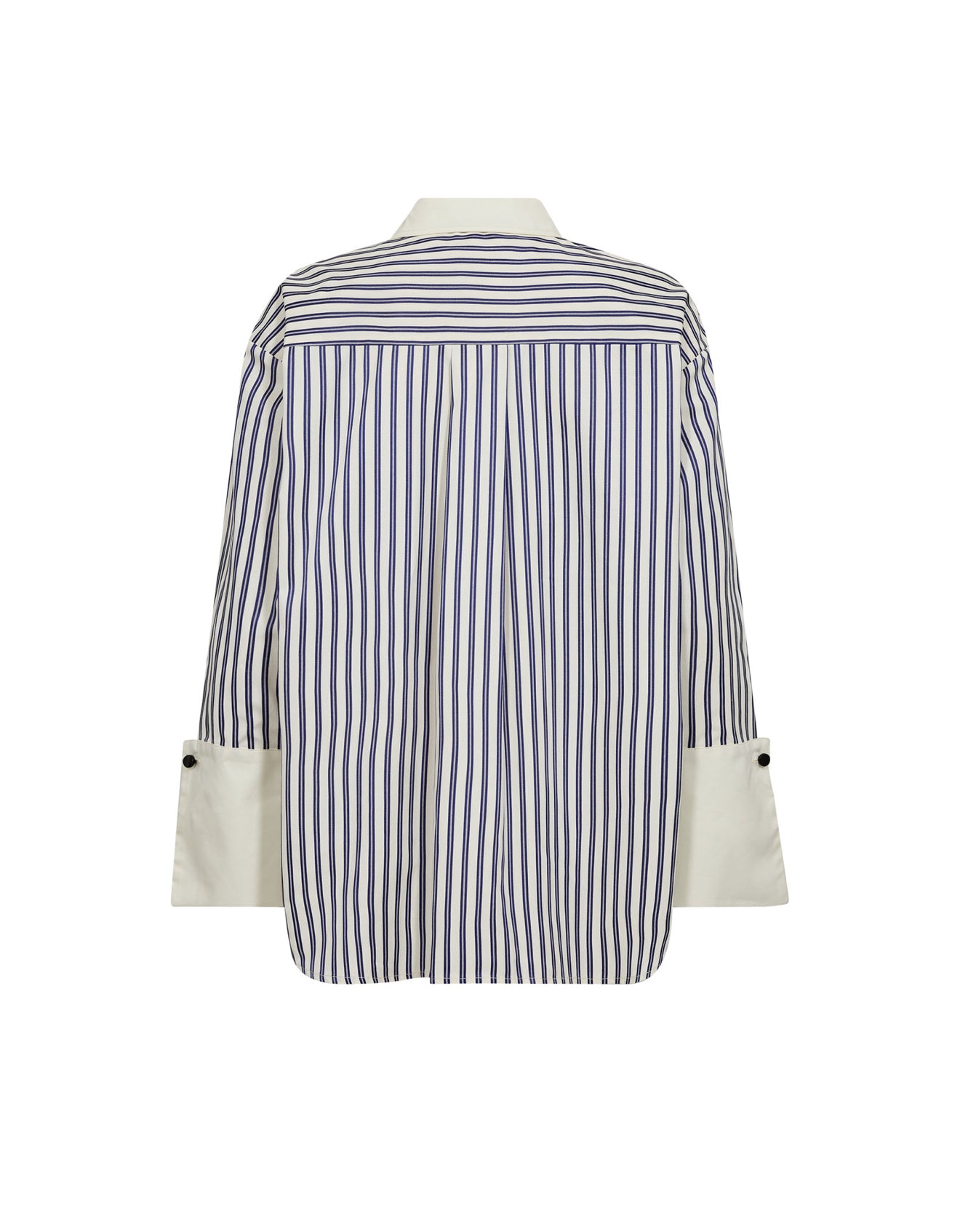 Co’Couture | SamsonCC Stripe Cuff Shirt - Navy (253-35878)