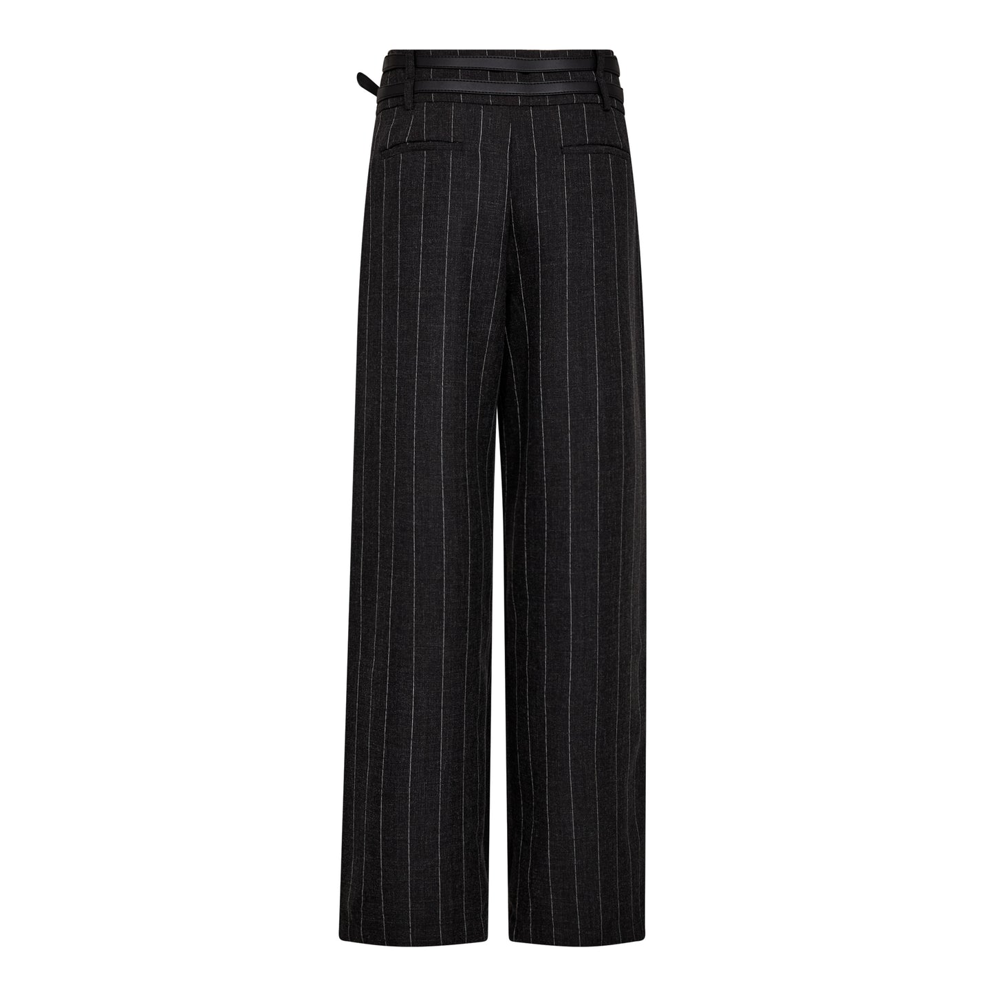 Haute L'Amitié | Ivanna Belt Tall Pant - Dark Grey