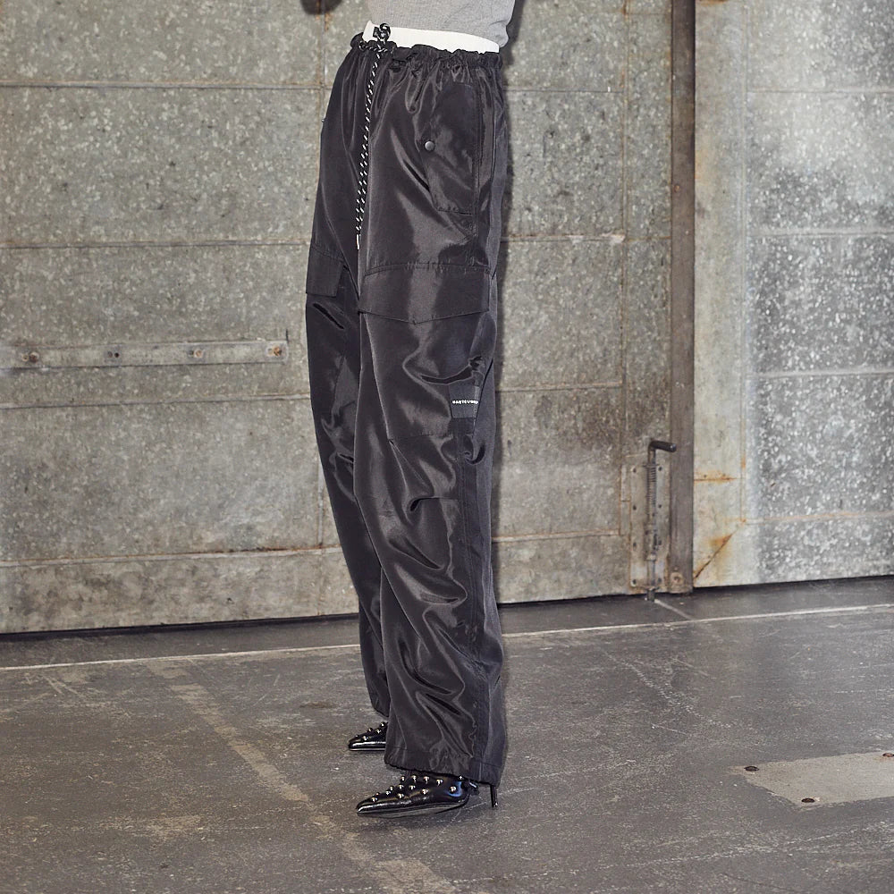 Haute L'Amitié | Cargo Pull On Tall Trouser - Black (HL10349)