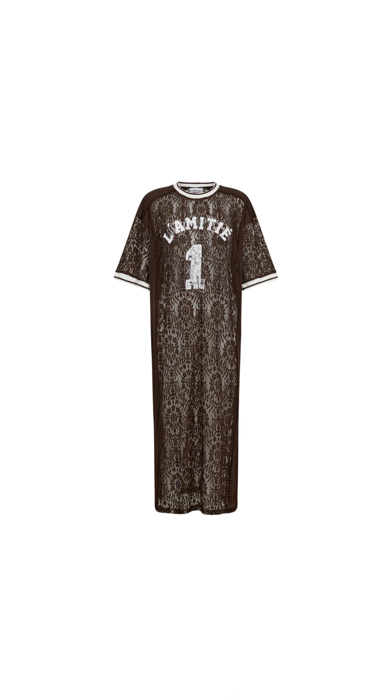 Haute L'Amitié | Lace Football Dress - Mocca