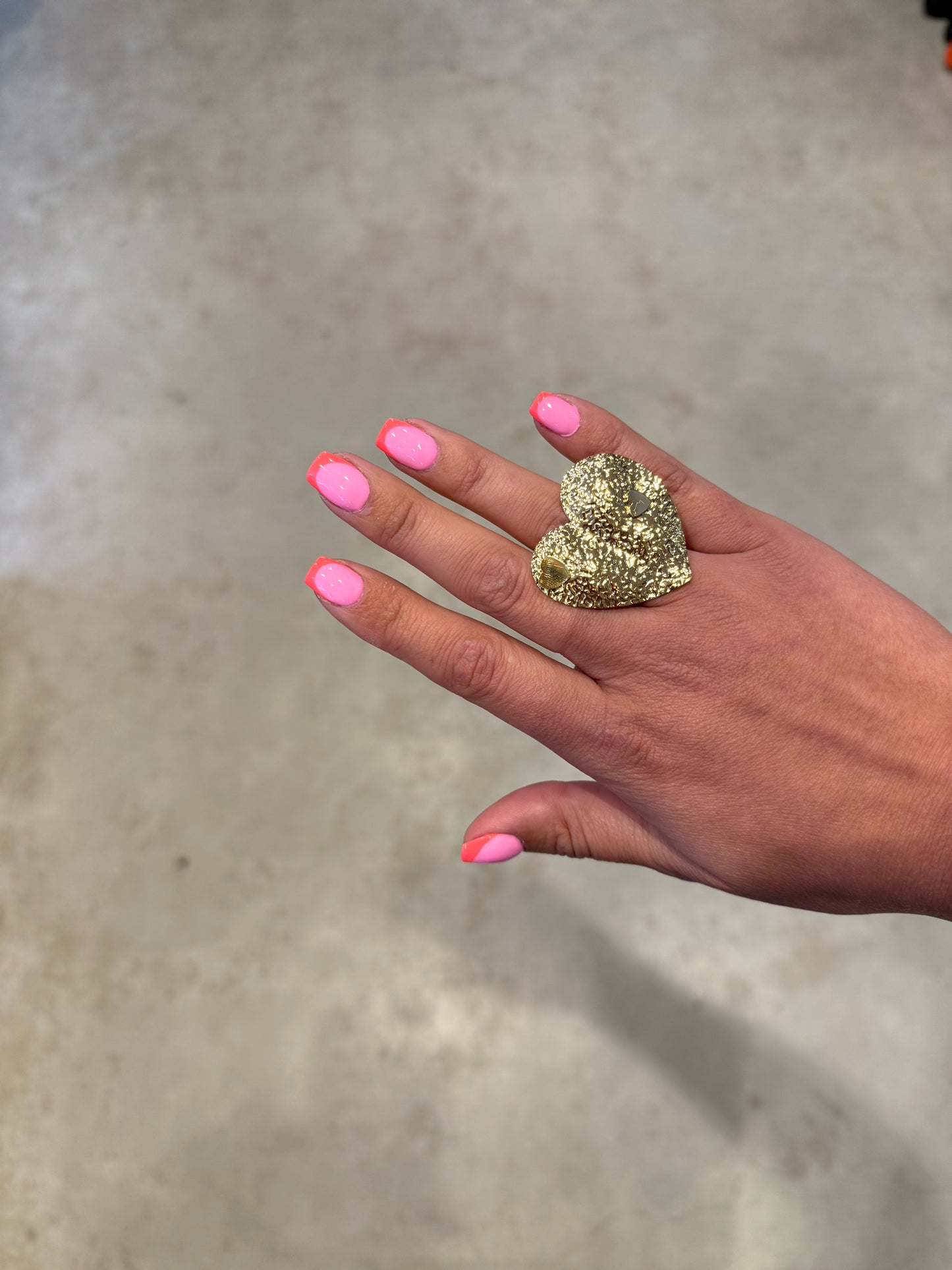 FÍ Dokkum | Grote Hart Ring - Meerdere Kleuren