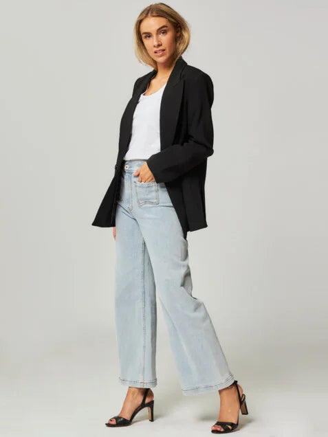 Co’couture | AndreaCC Oversize Blazer - Zwart (90101)