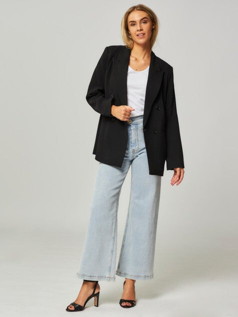 Co’couture | AndreaCC Oversize Blazer - Zwart (90101)