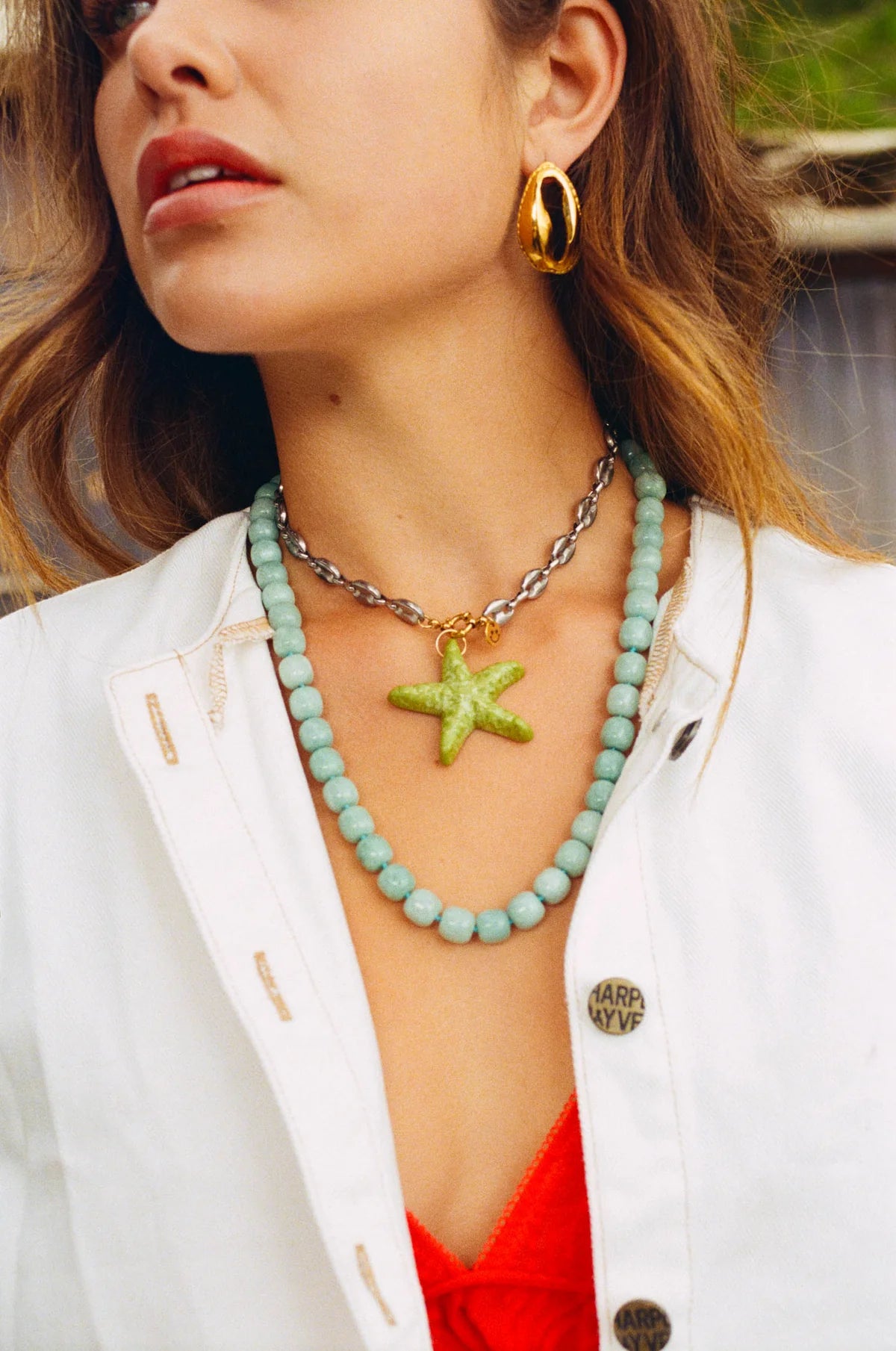 Bonnie Studios | William Necklace - Light Blue