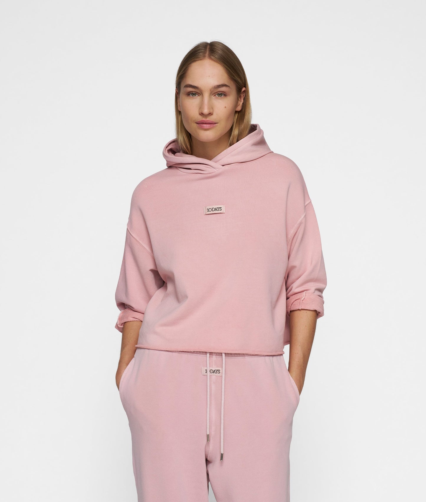 10 DAYS | Statement Hoodie - Raspberry (20-823-5201)