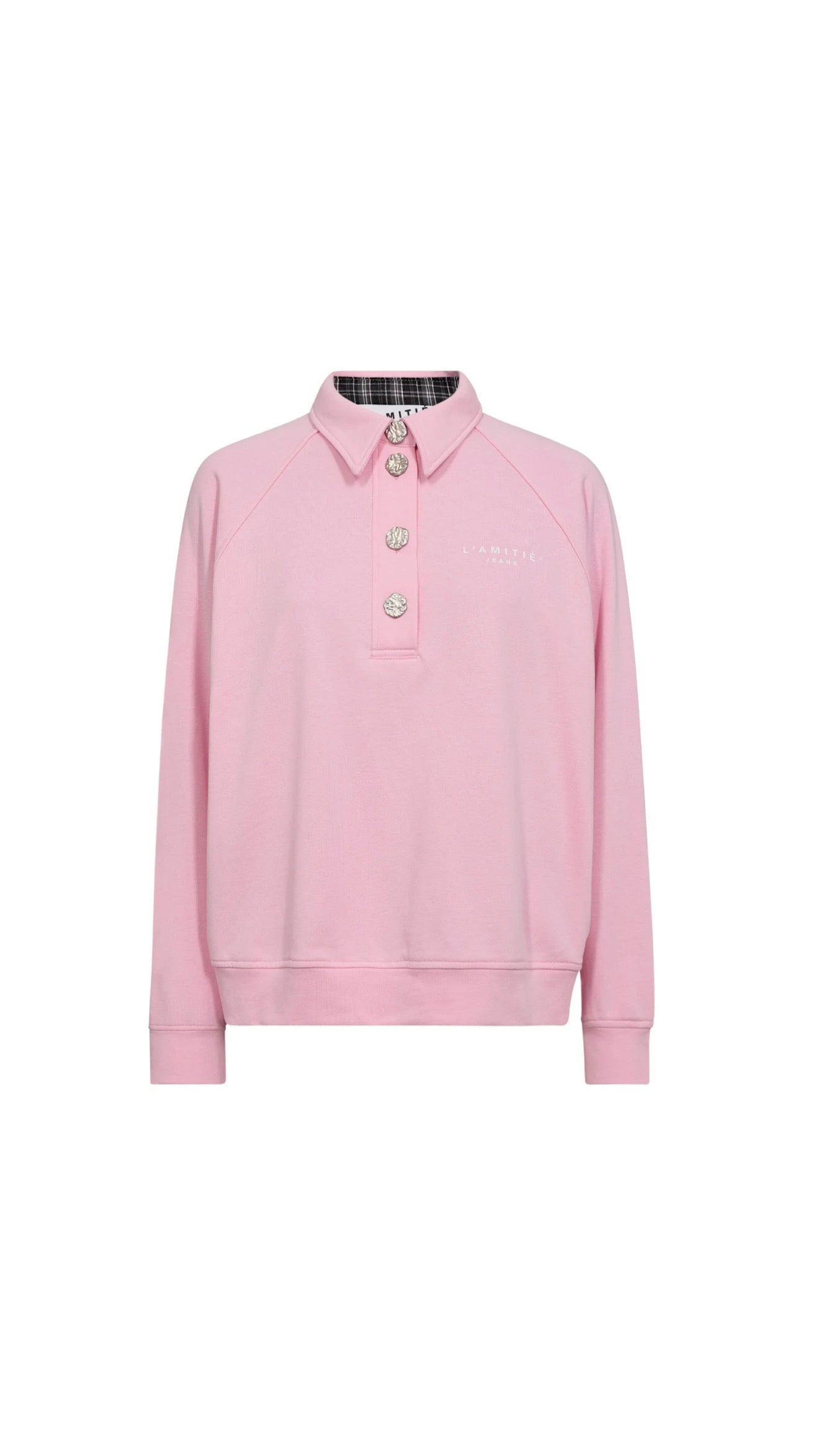 Haute L'Amitié | Polo Logo Sweat - Candyfloss