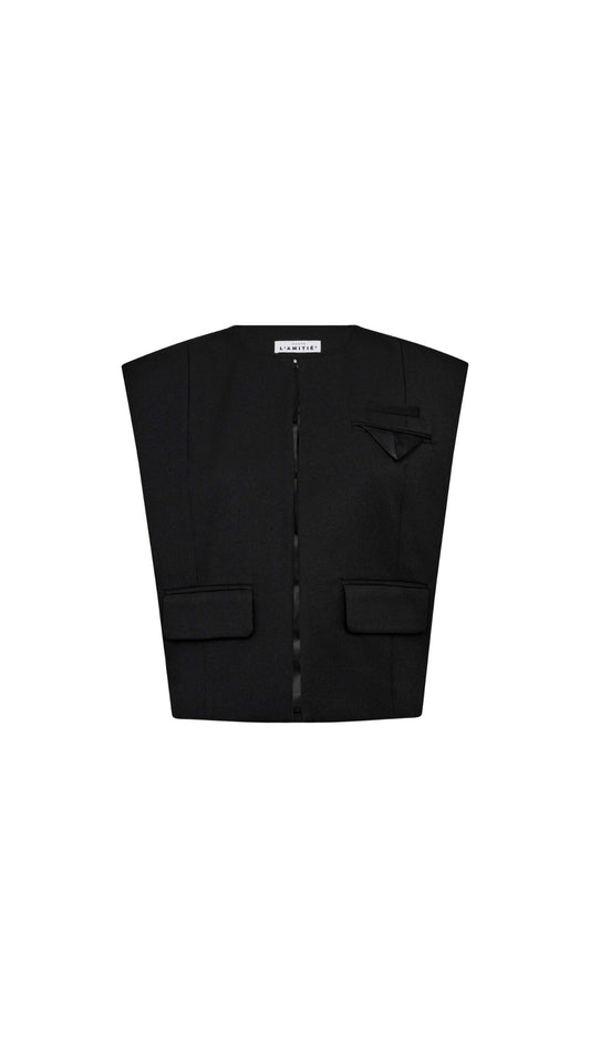 Haute L'amitié | Premiere Box Waistcoat - Black