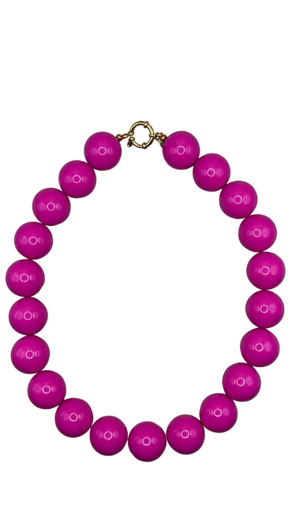Bonnie Studios | Wilma Necklace - Rood/Bruin/Blauw/Soft Pink/Roze