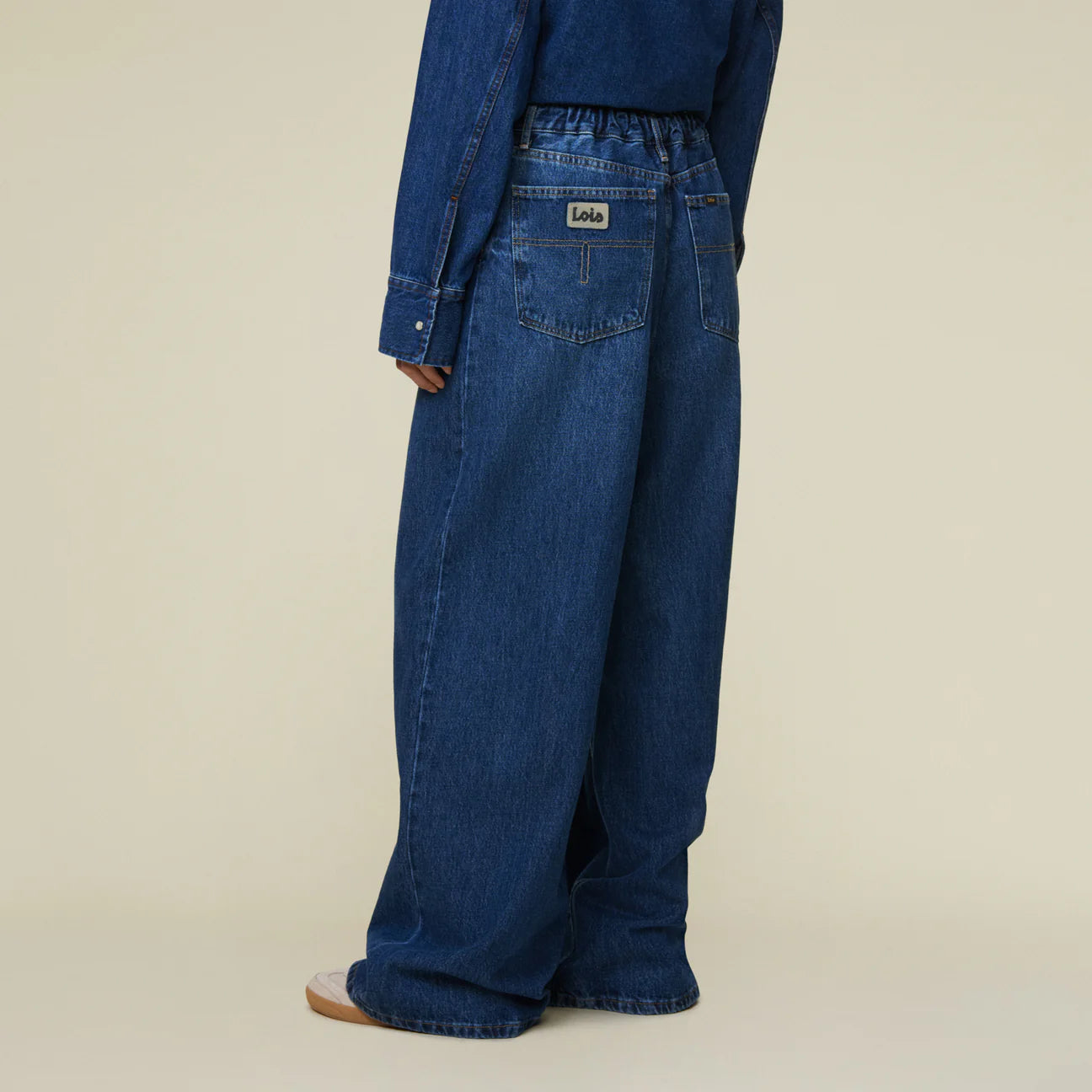 Lois Jeans | Paloma Noad Wish - Low Rise Wide Fit (3230 7380) Stone Dirty