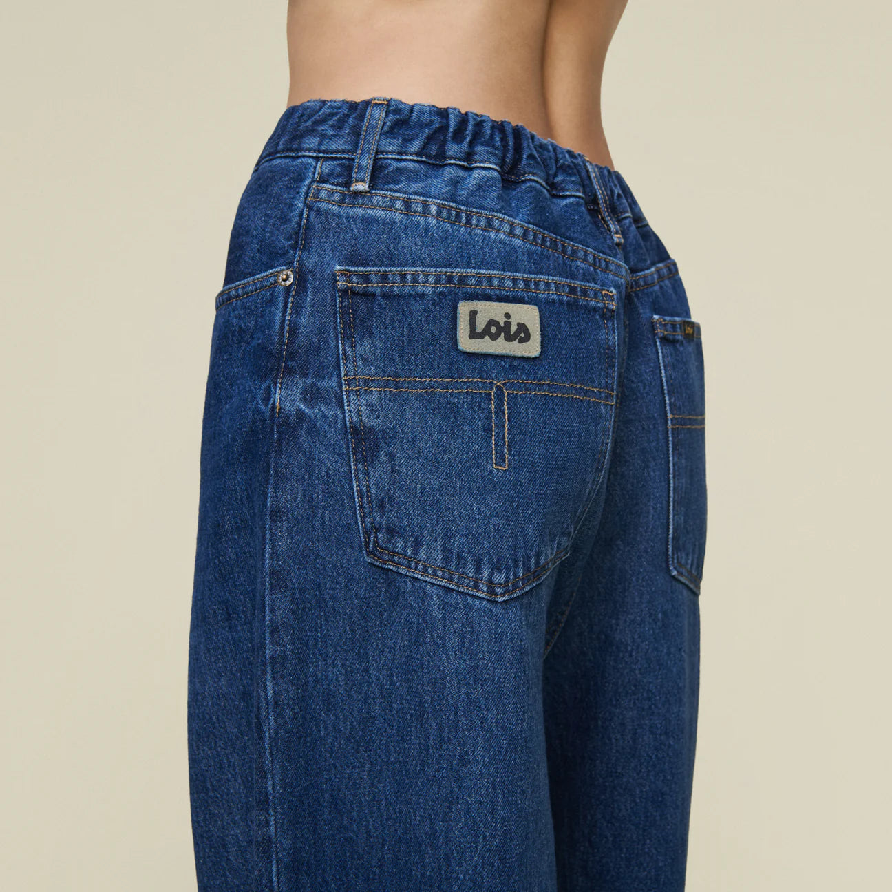Lois Jeans | Paloma Noad Wish - Low Rise Wide Fit (3230 7380) Stone Dirty