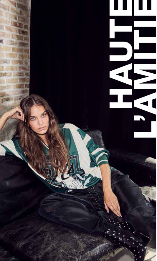 Haute L'amitié | HL24 Stripe Blouse - Sporty Green