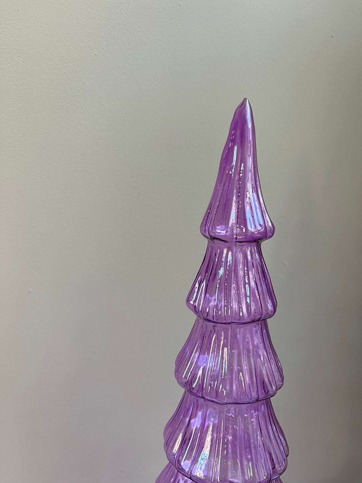 Daan Kromhout | Glazen Kerstboom - Paars (30 cm)
