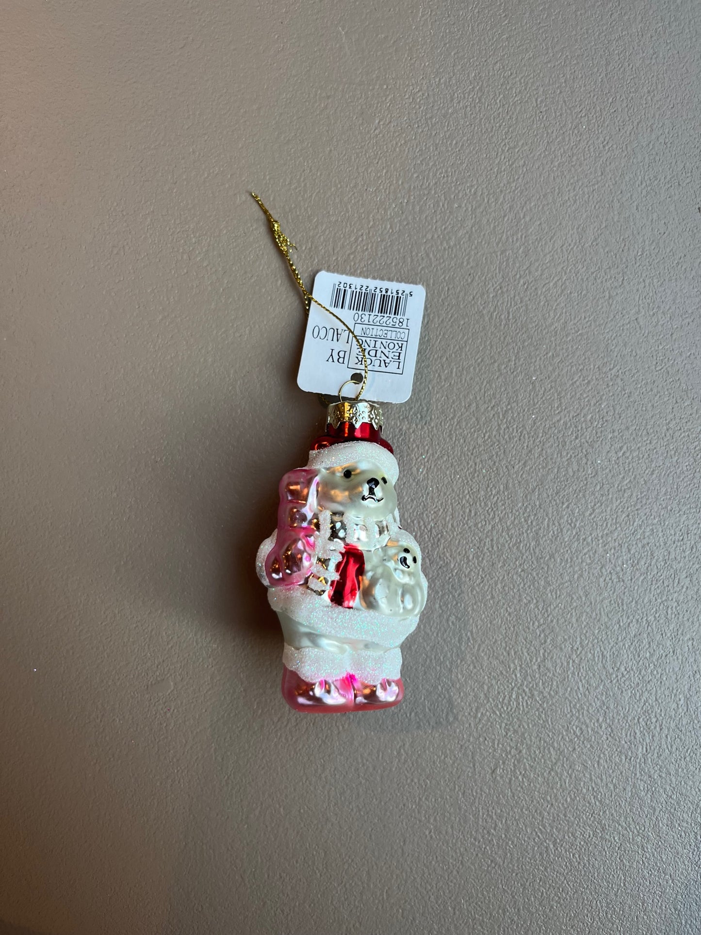 Kerst | Ornament Beertje (wit)