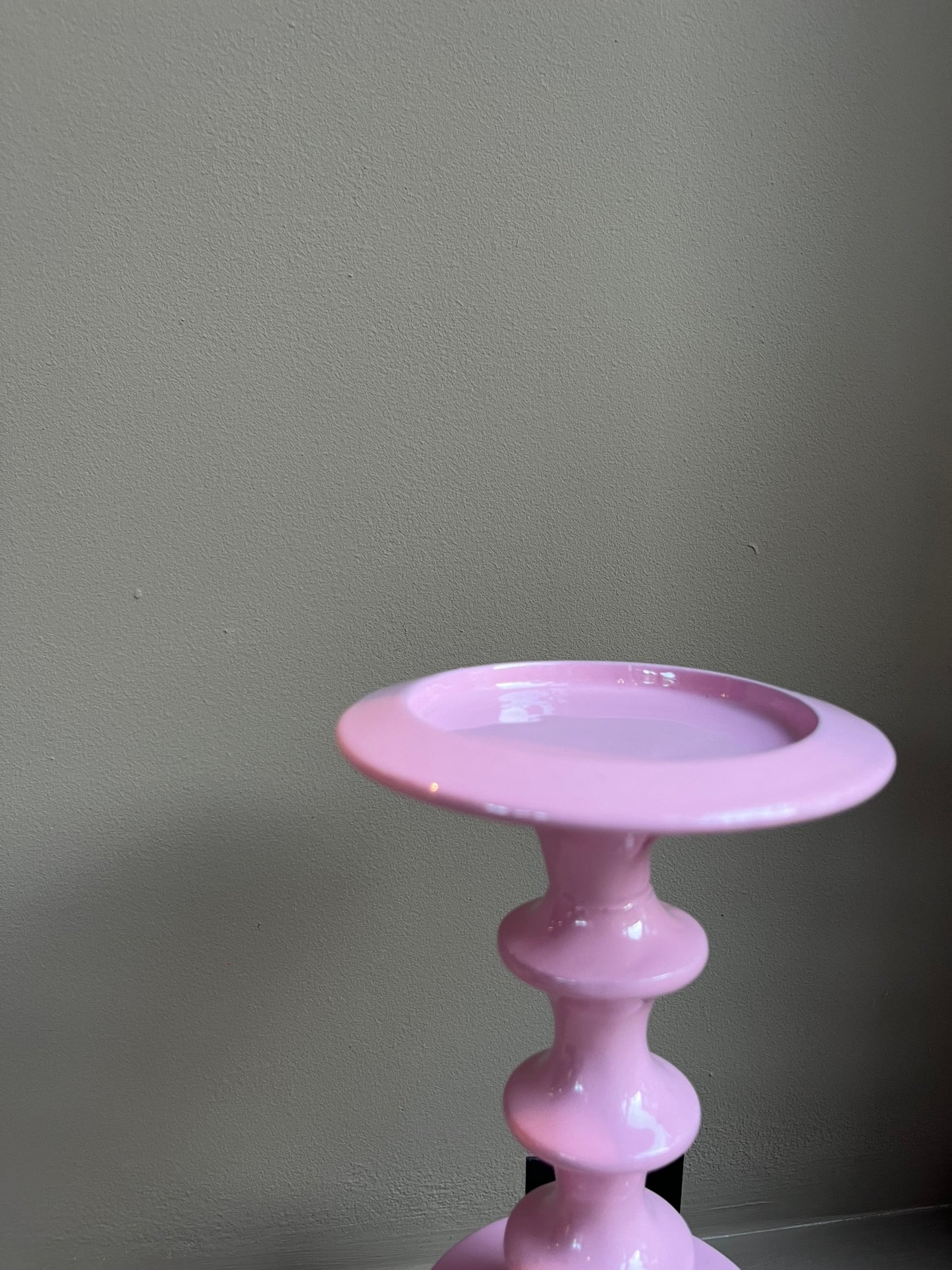 Colmore | Kaarsenhouder - Lilac ( 13 x 13 x 24 cm)