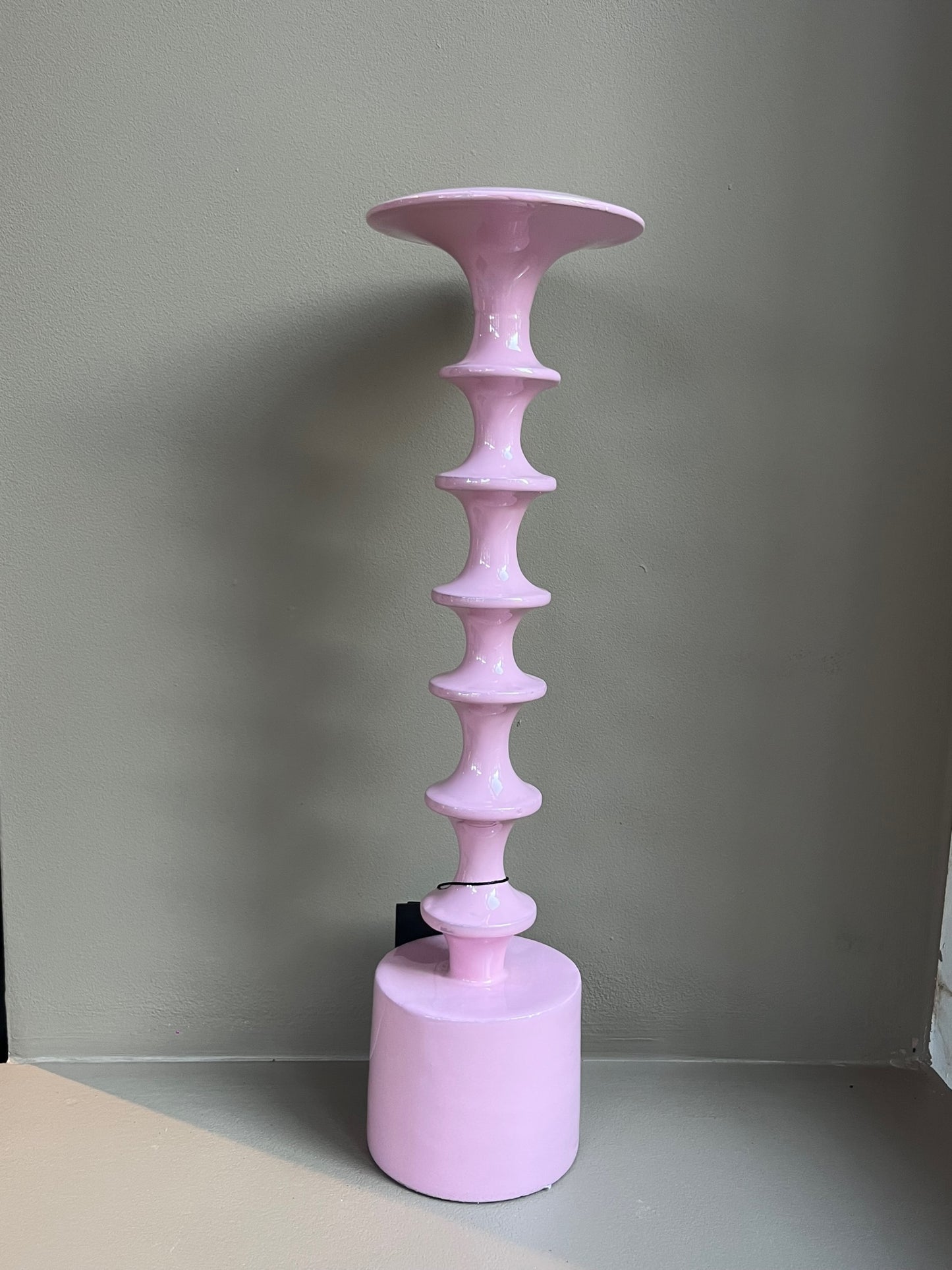 Colmore | Kaarsenhouder - Lilac ( 13 x 13 x 42 cm)