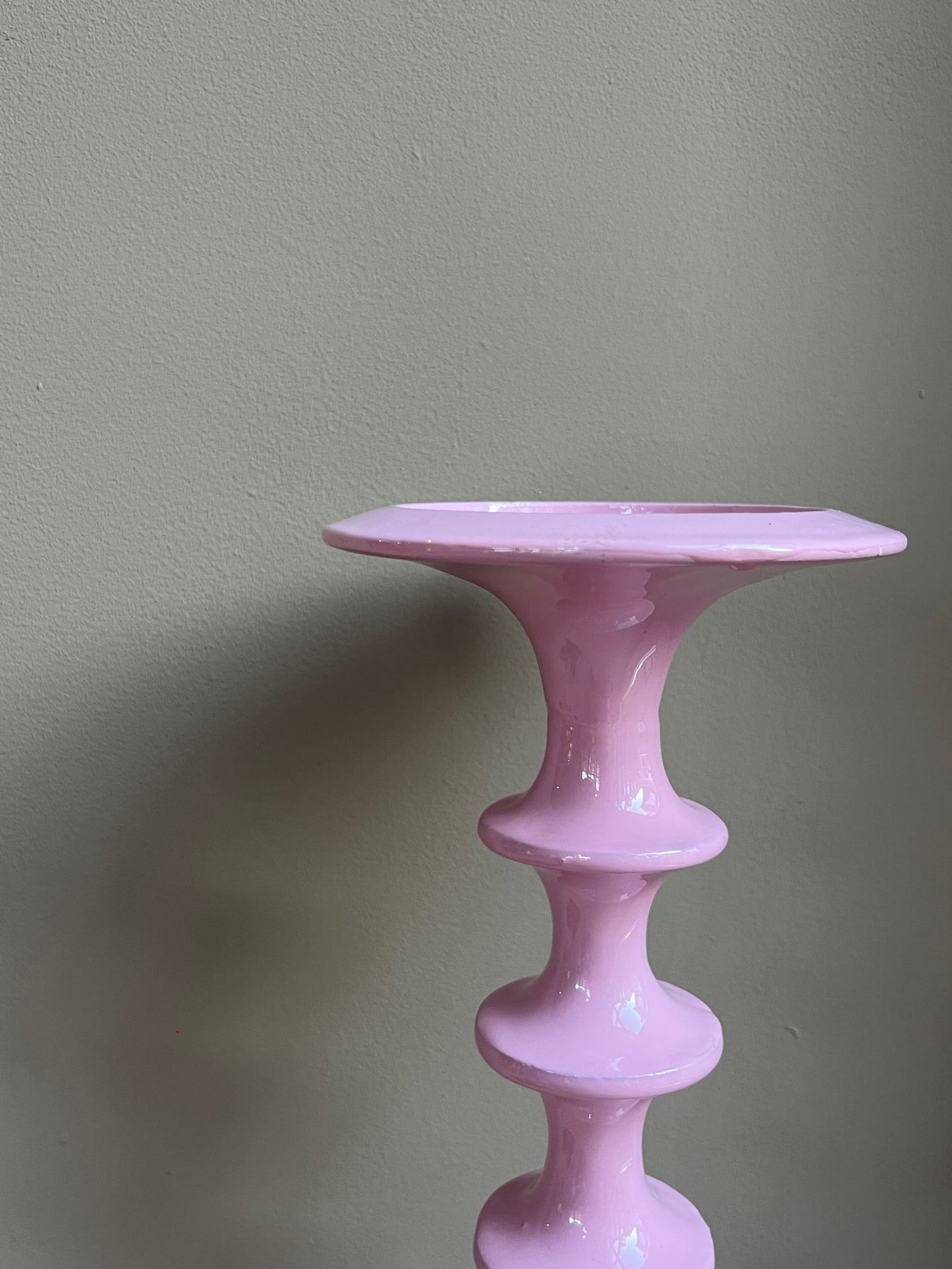 Colmore | Kaarsenhouder - Lilac ( 13 x 13 x 42 cm)