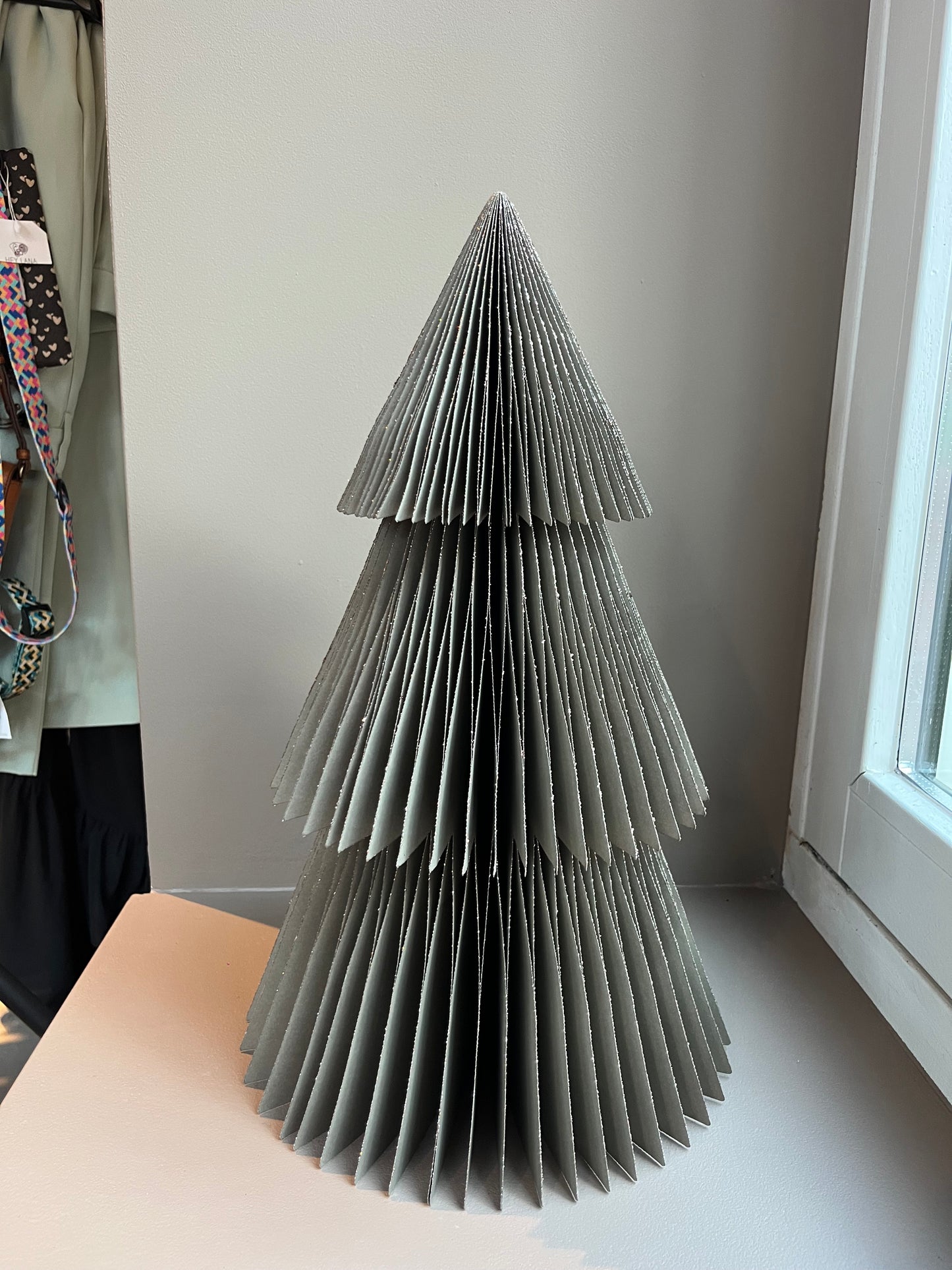 Only Natural | Honeycomb Kerstboom - Groen/zilver