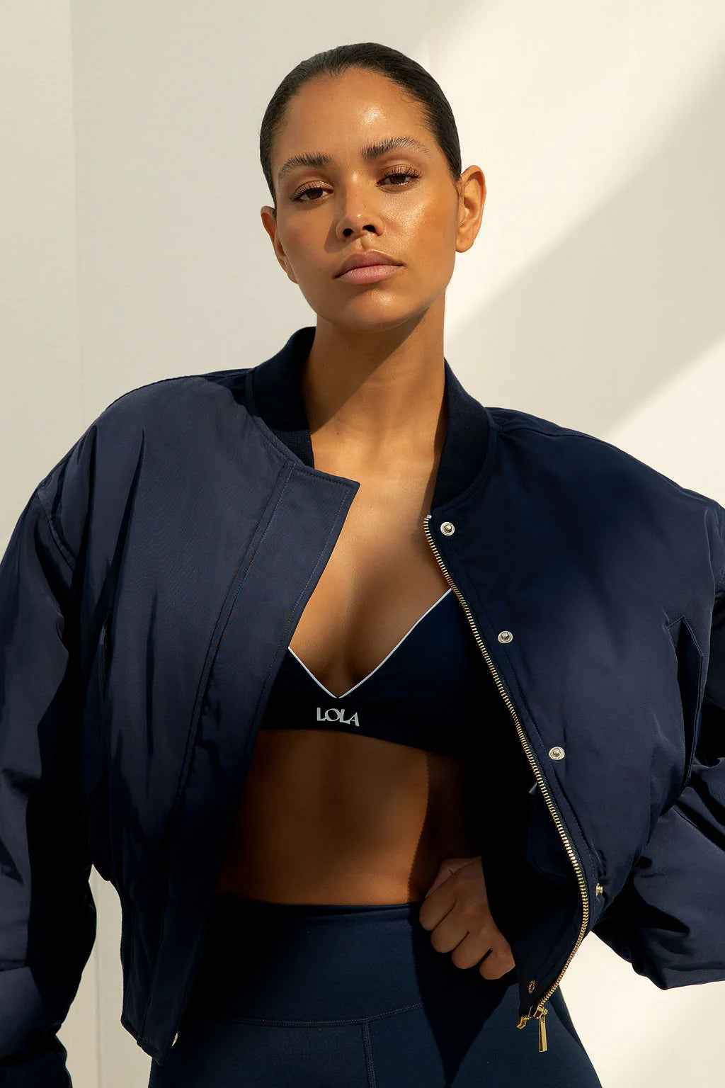 The Lola Club | Leah Bomber - Navy