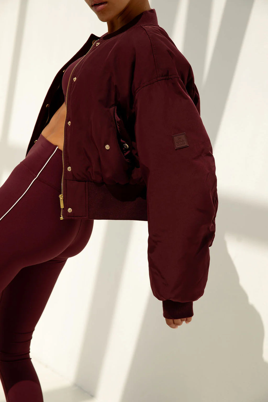 The Lola Club | Leah Bomber - Cherry Red