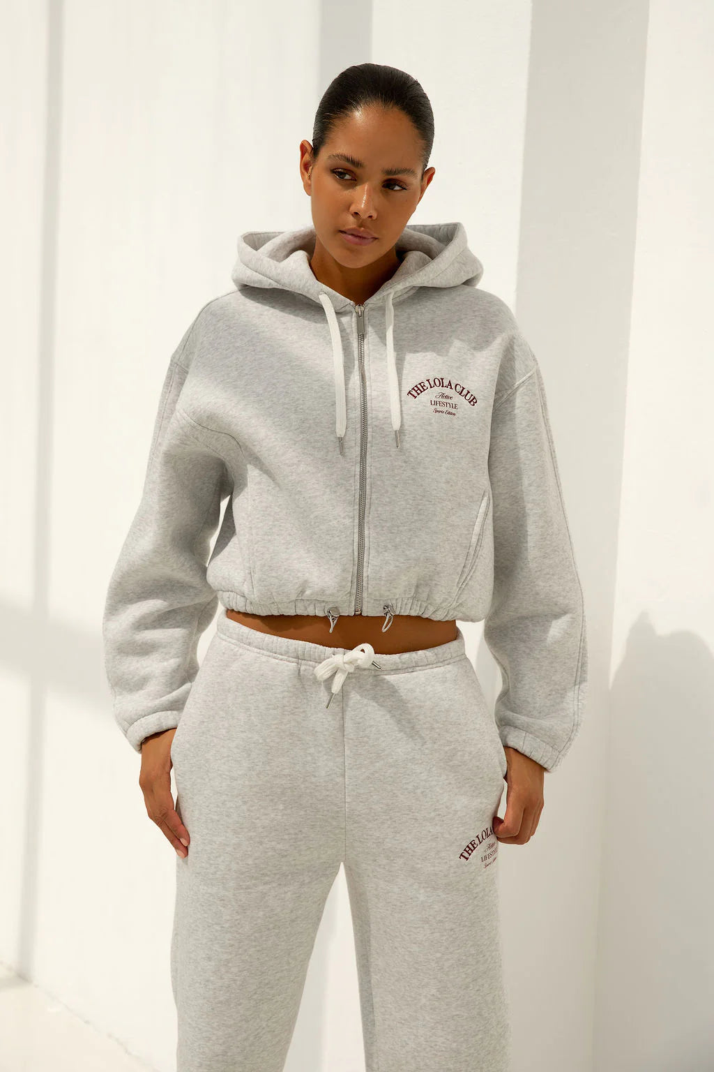 The Lola Club | Maya Cardigan - Grey Melange