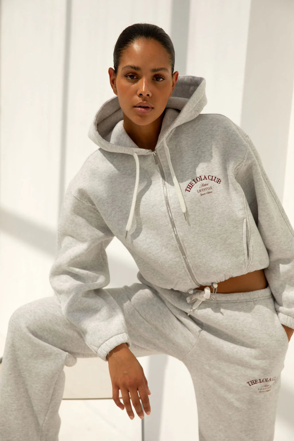 The Lola Club | Maya Cardigan - Grey Melange
