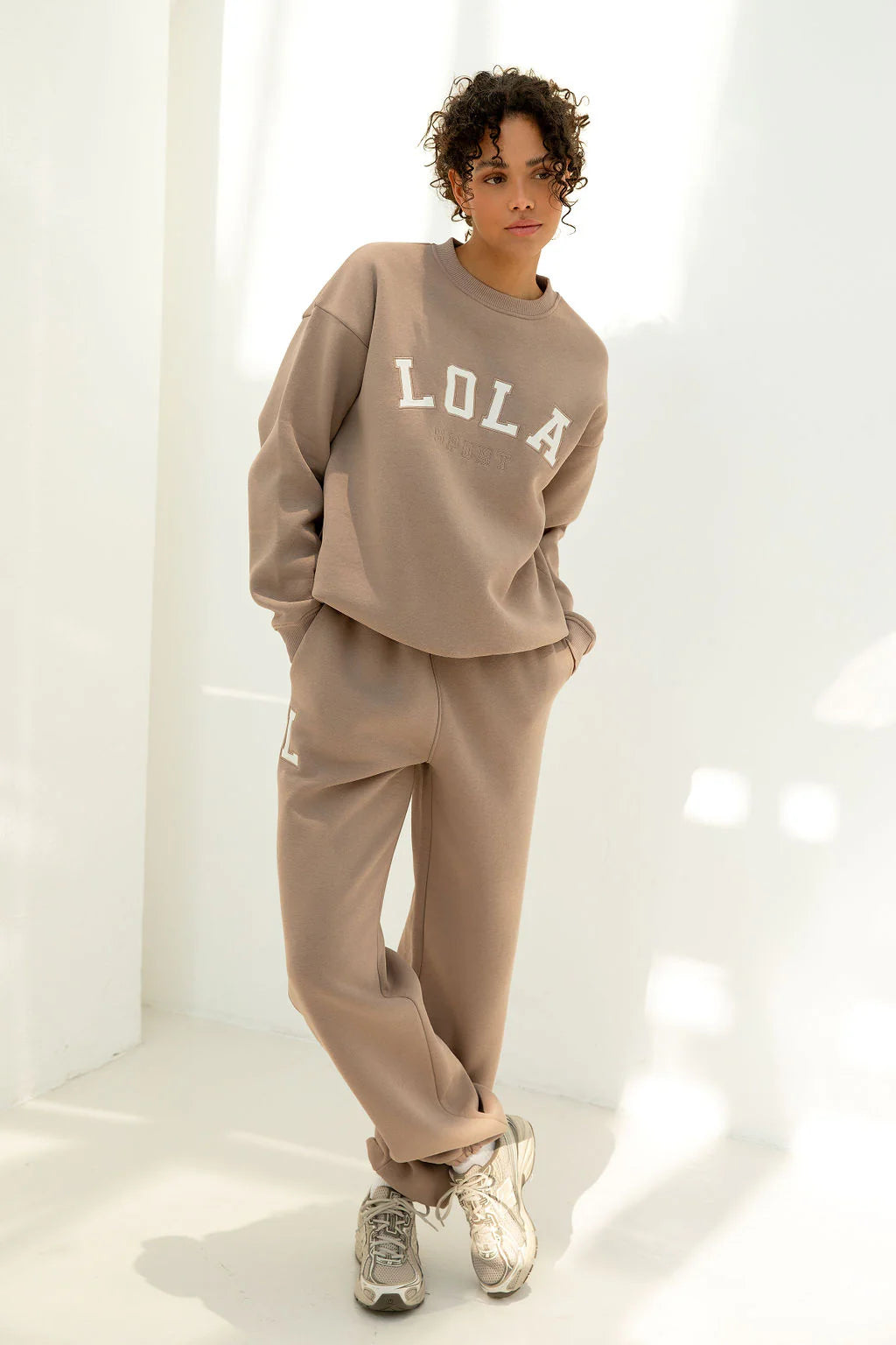 The Lola Club | Milla Pants - Taupe