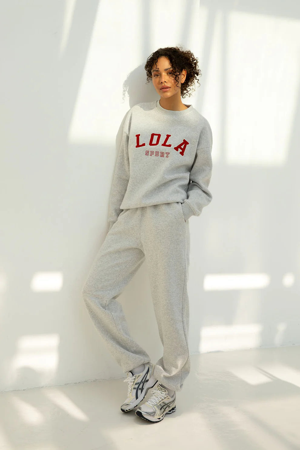 The Lola Club | Milla Pants - Grey Melange