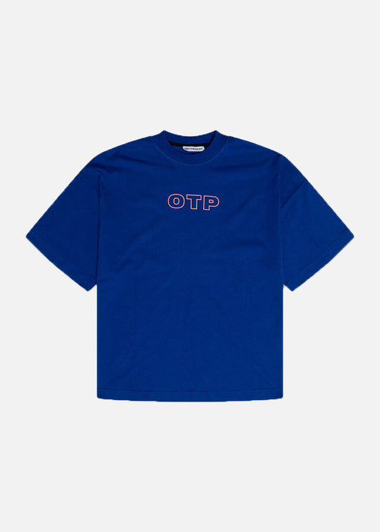 Off The Pitch | Tee Oversized Unisex Lead Blue