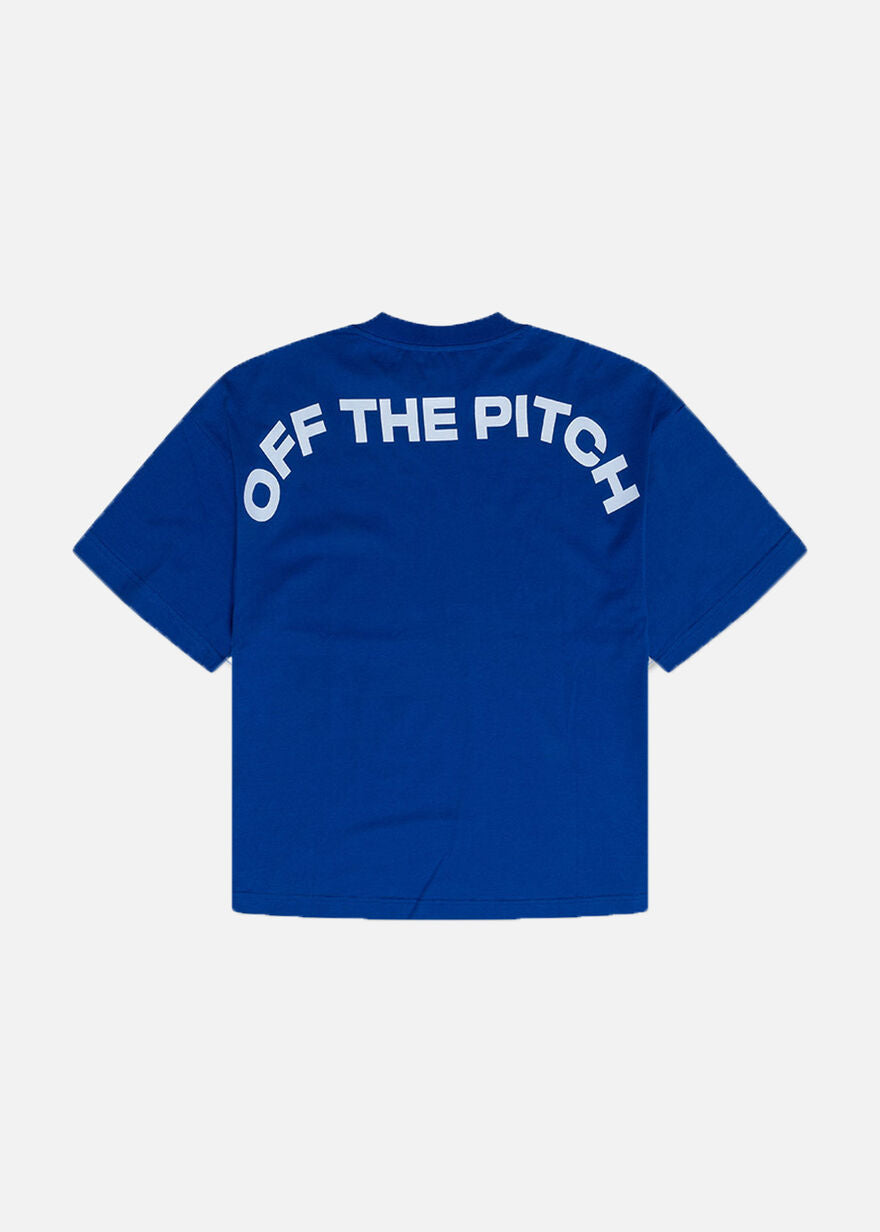 Off The Pitch | Tee Oversized Unisex Lead Blue
