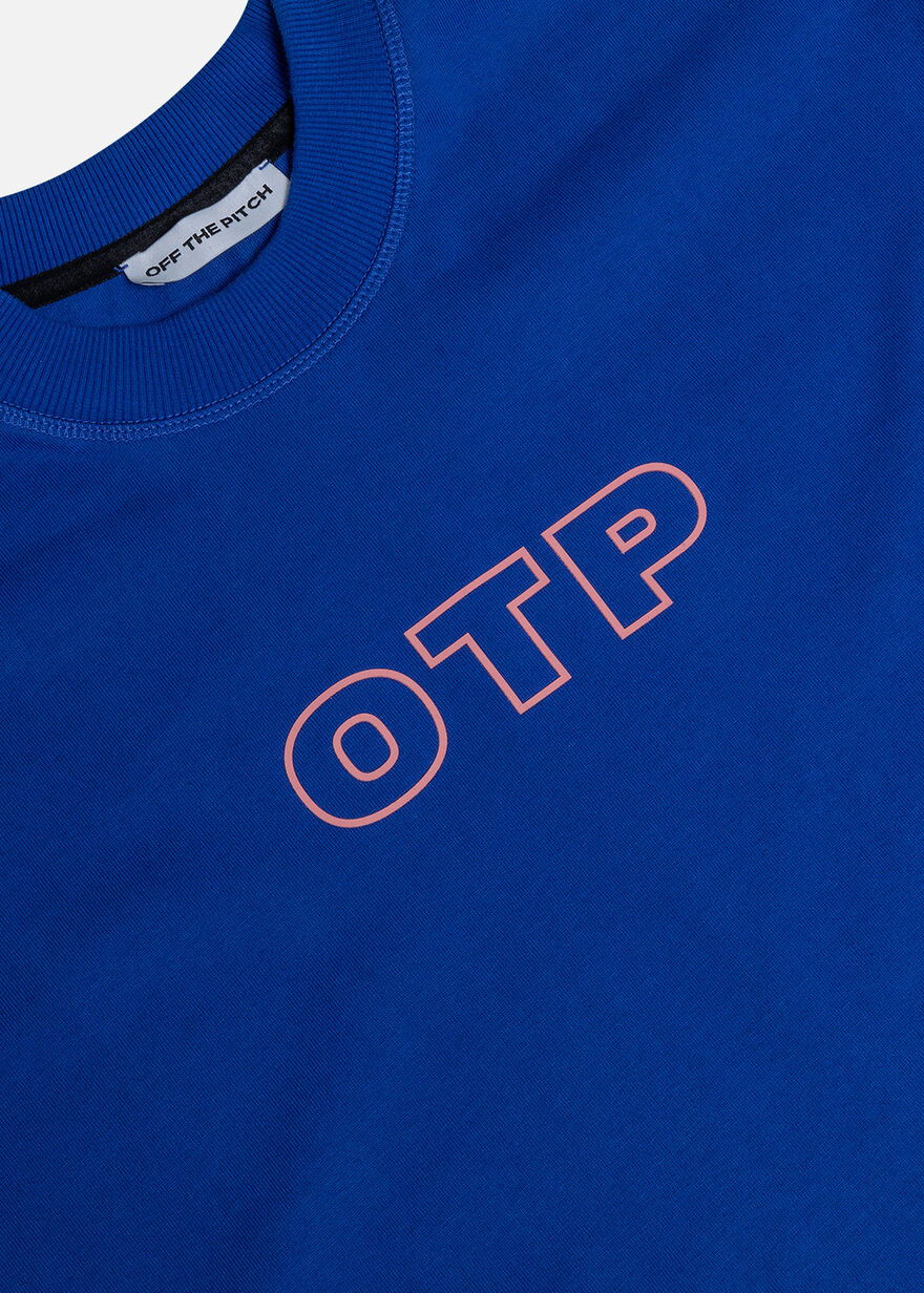 Off The Pitch | Tee Oversized Unisex Lead Blue